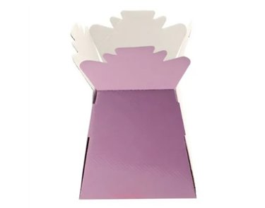 PEARLISED PASTEL LAVENDER LIVING VASE 30S
