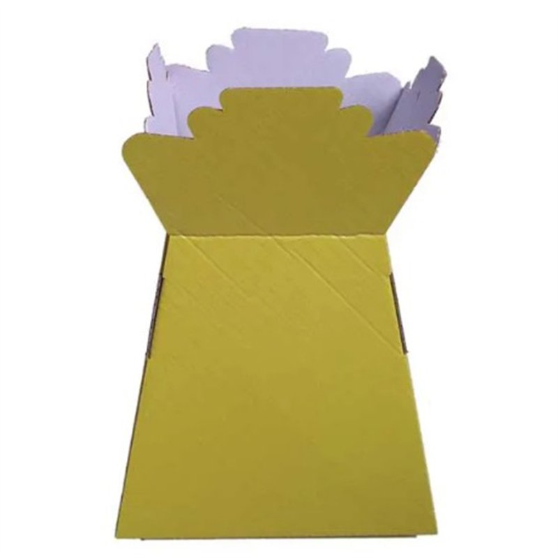 PEARLISED YELLOW LIVING VASE 30S