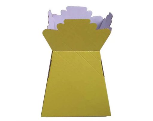 PEARLISED YELLOW LIVING VASE 30S