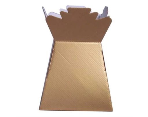 METALLIC GOLD LIVING VASE 30S