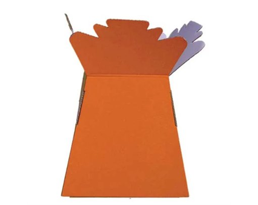 ORANGE LIVING VASE 30S
