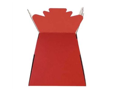 PEARLISED RED LIVING VASE 30S