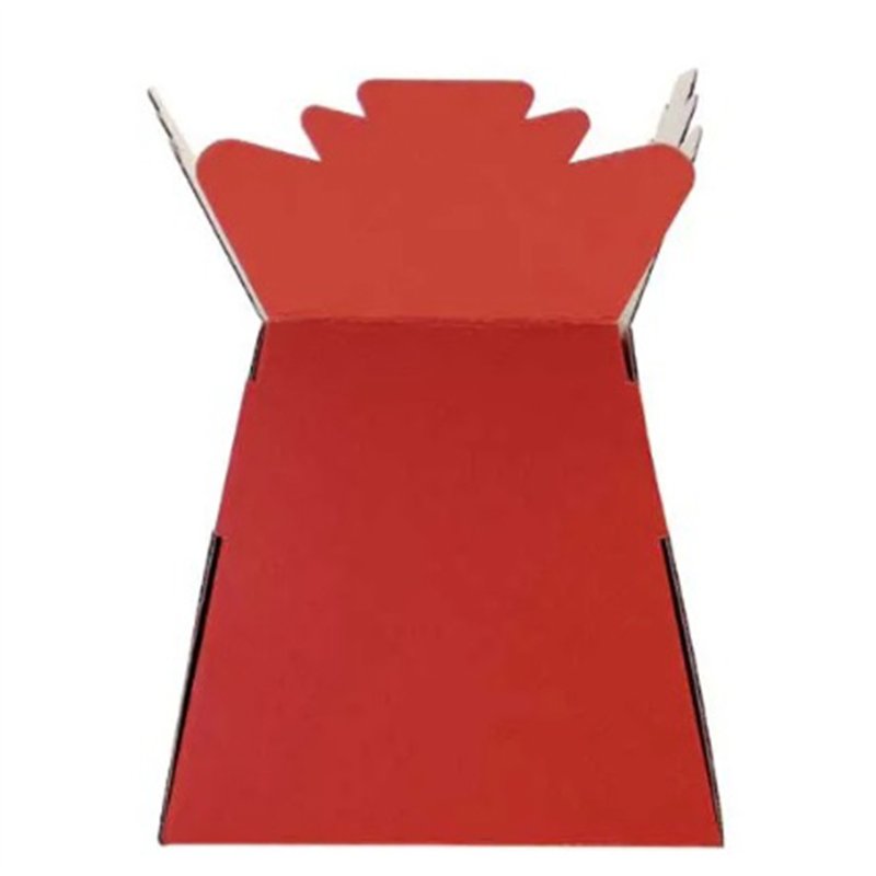 PEARLISED RED LIVING VASE 30S
