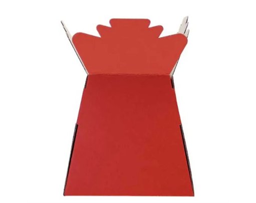 PEARLISED RED LIVING VASE 30S