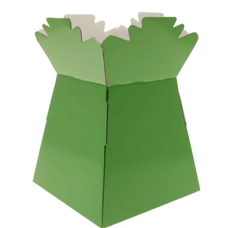PEARLISED LIME GREEN LIVING VASE 30S
