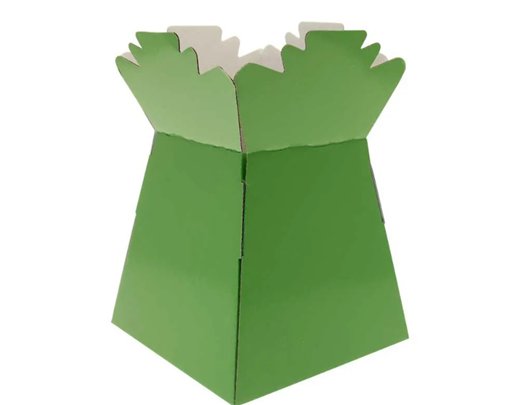 PEARLISED LIME GREEN LIVING VASE 30S