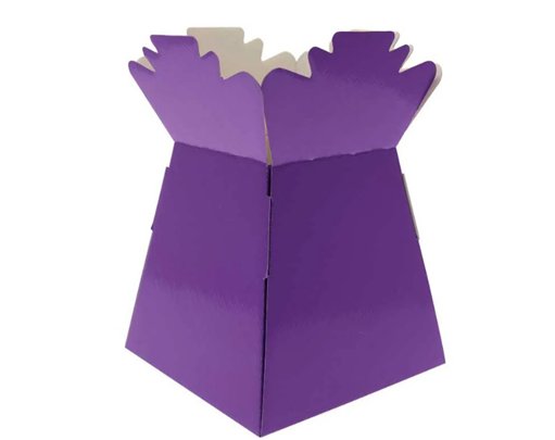 PEARLISED PURPLE LIVING VASE 30S