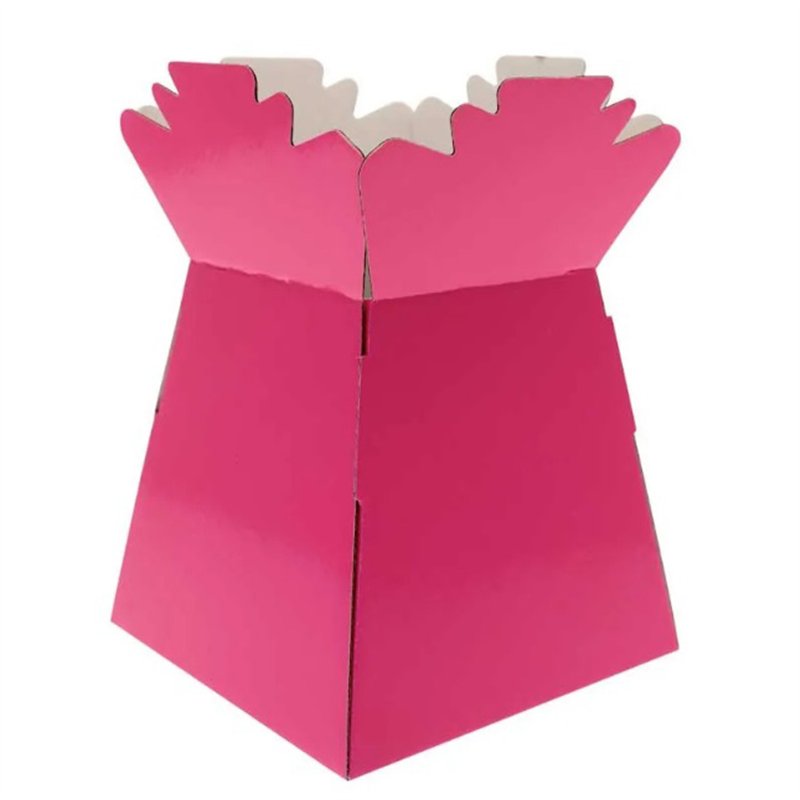 PEARLISED HOT PINK LIVING VASE 30S