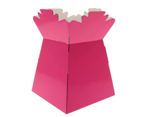 PEARLISED HOT PINK LIVING VASE 30S