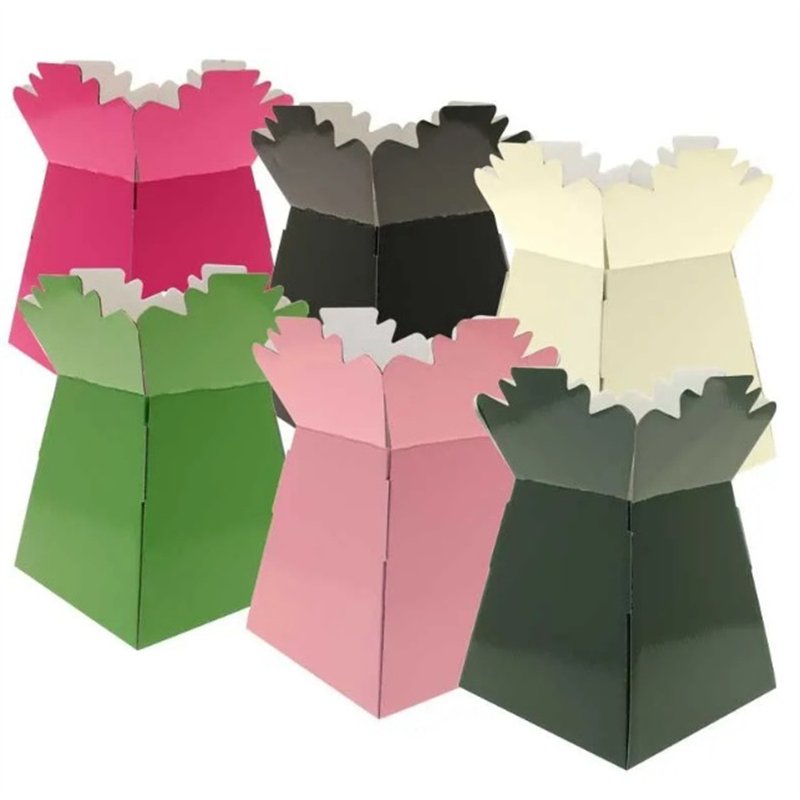ASSORTMENT A PEARLISED COLOURS LIVING VASE 30S