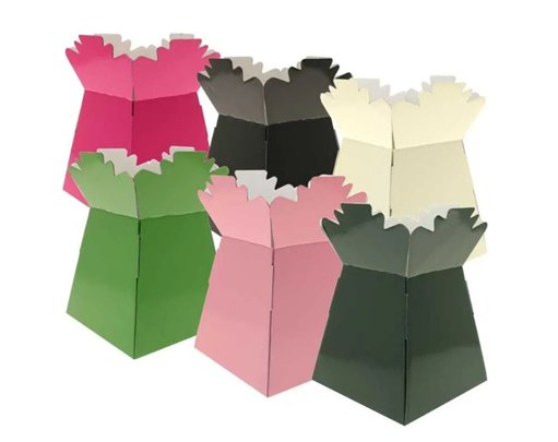 ASSORTMENT A PEARLISED COLOURS LIVING VASE 30S