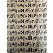 HAPPY BIRTHDAY ROUGE PINK ON KRAFT GLITTER GIFTWRAP 25S