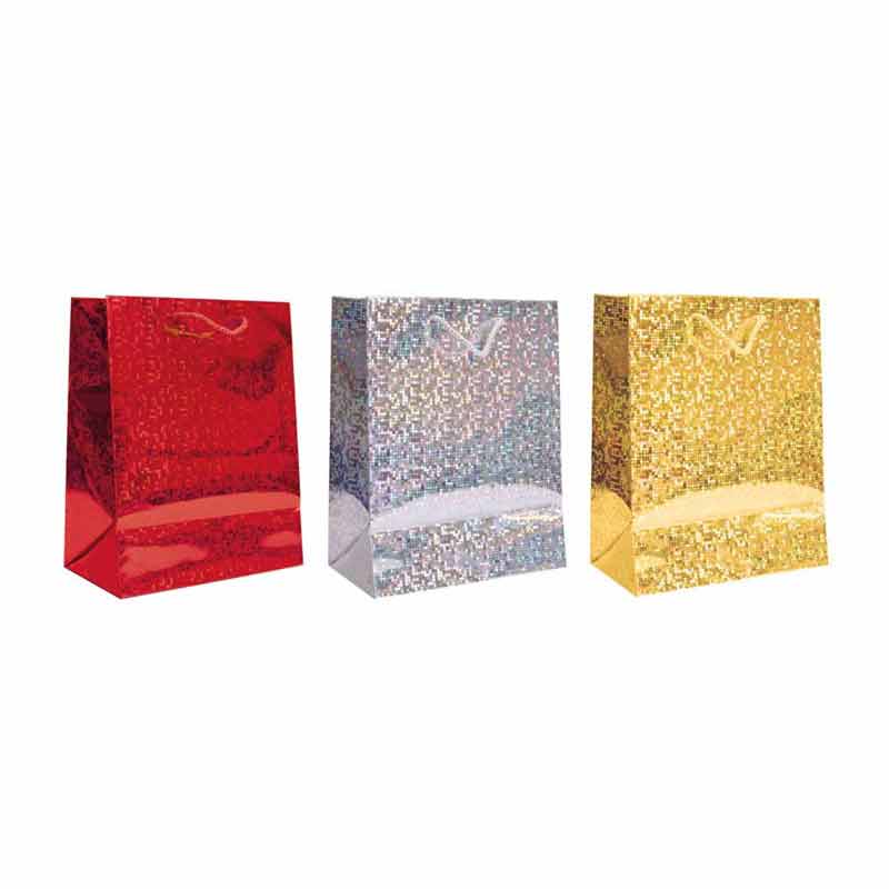 SMALL HOLOGRAPHIC GIFT BAG 12S