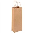 KRAFT BOTTLE GIFT BAG 12S