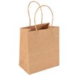 KRAFT SMALL GIFT BAG 12S