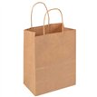 KRAFT MEDIUM GIFT BAG 12S