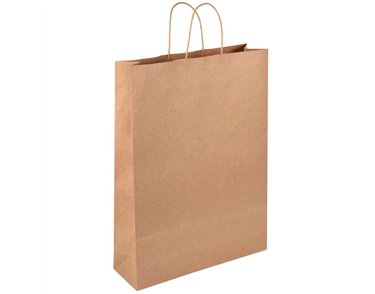 EXTRA LARGE KRAFT GIFT BAG 12S