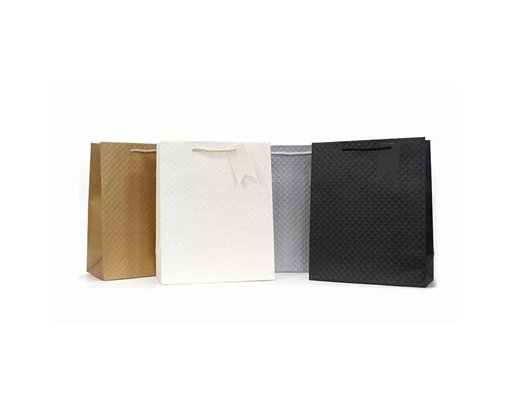 EMBOSSED FOIL CLASSICS MEDIUM GIFT BAG 12S