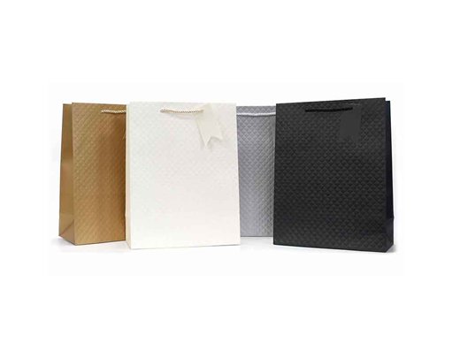 EMBOSSED FOIL CLASSICS LARGE GIFT BAG 12S