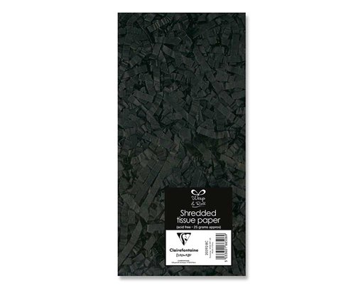 BLACK SHREDDED TISSUE PAPER 12S