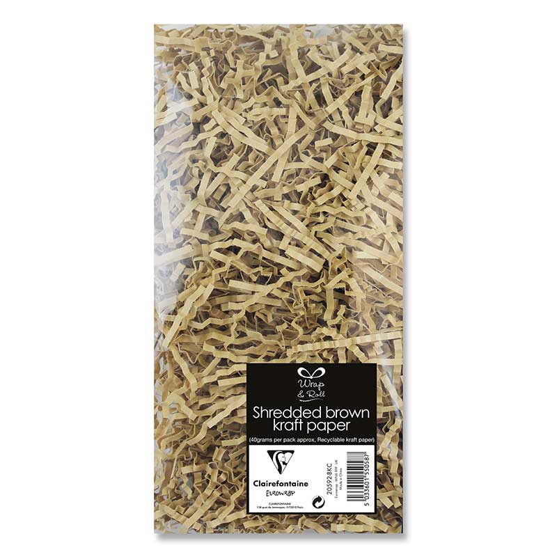 BROWN KRAFT SHREDDED TISSUE PAPER 12S