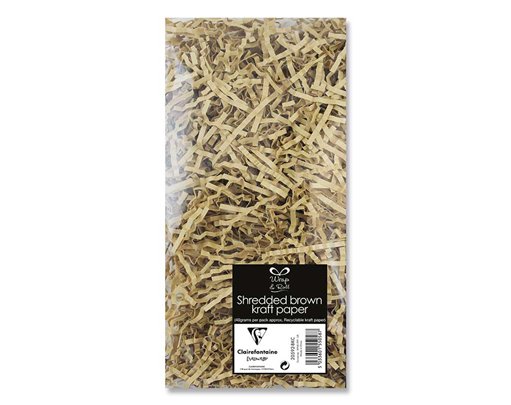 BROWN KRAFT SHREDDED TISSUE PAPER 12S