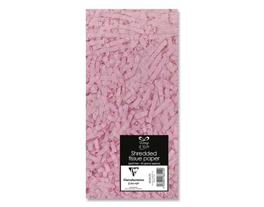 PINK SHREDDED PAPER TISSUE 12S