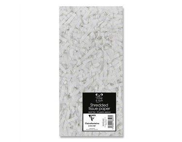 WHITE SHREDDED TISSUE PAPER 12S
