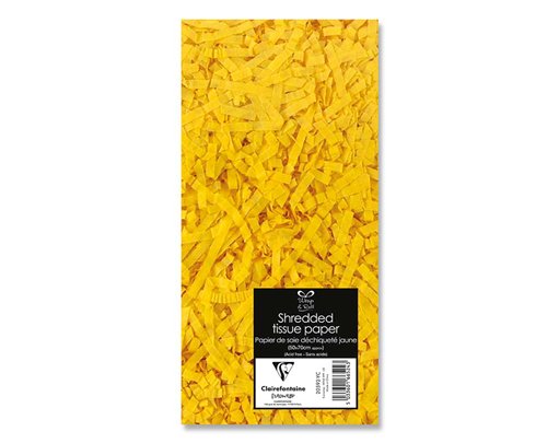YELLOW SHREDDED TISSUE PAPER 12S