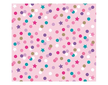 OPEN PATTERN GIFTWRAP WITH 12 FREE TAGS 24S