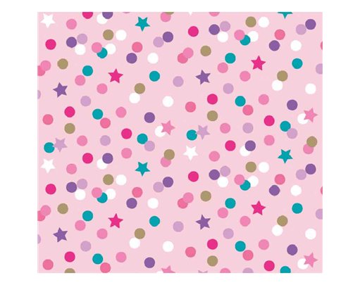 OPEN PATTERN GIFTWRAP WITH 12 FREE TAGS 24S