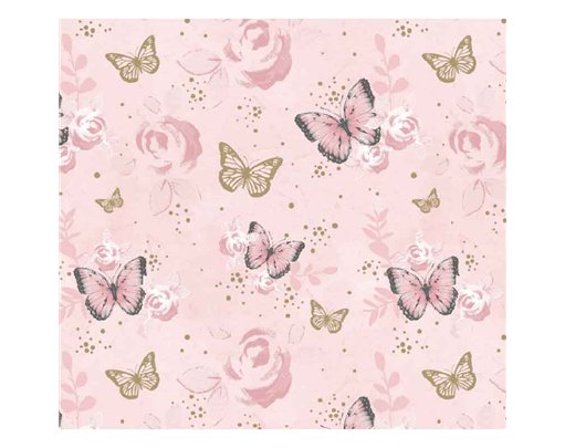 OPEN BUTTERFLY GIFTWRAP WITH 12 FREE TAGS 24S
