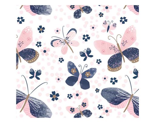 OPEN BUTTERFLY GIFTWRAP WITH 12 FREE TAGS 24S