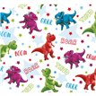 OPEN DINOSAUR GIFTWRAP WITH 12 FREE TAGS 24S