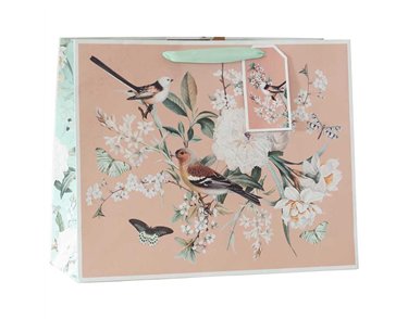 APPLE BLOSSOM LARGE SHOPPER GIFTBAG 6S