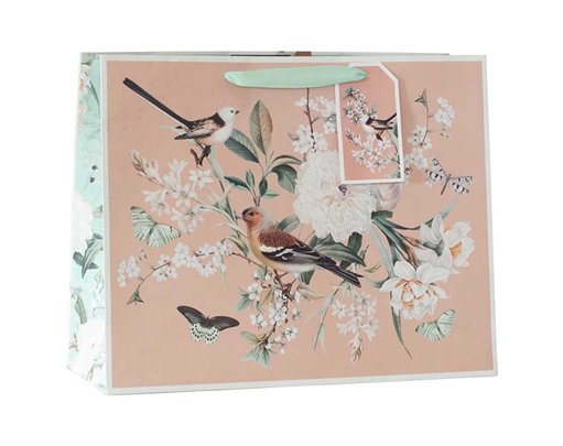 APPLE BLOSSOM LARGE SHOPPER GIFTBAG 6S