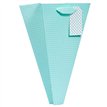 MINT POLKA MEDIUM BOUQUET GIFTBAG 6S