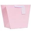 PINK POLKA LARGE VASE GIFTBAG 6S