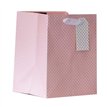 PINK POLKA MEDIUM PLANT GIFTBAG 6S