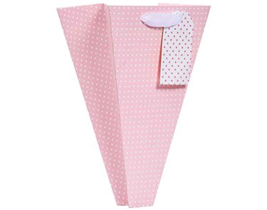 PINK SMALL BOUQUET GIFTBAG 6S