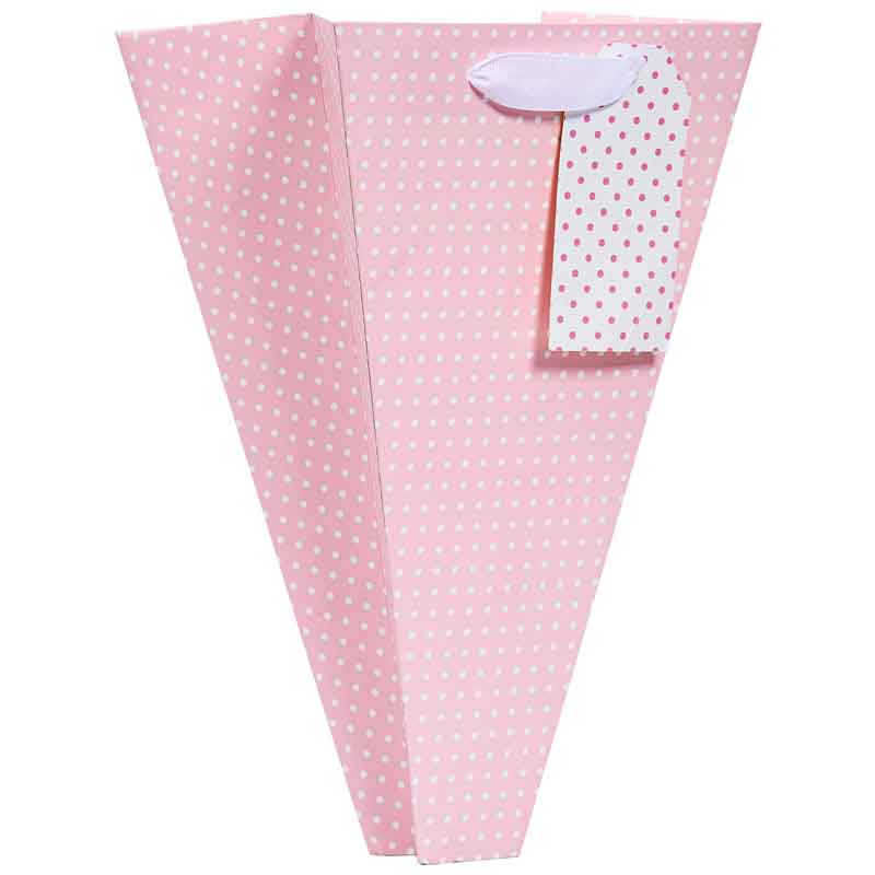 PINK SMALL BOUQUET GIFTBAG 6S