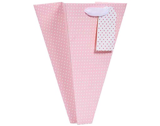 PINK SMALL BOUQUET GIFTBAG 6S