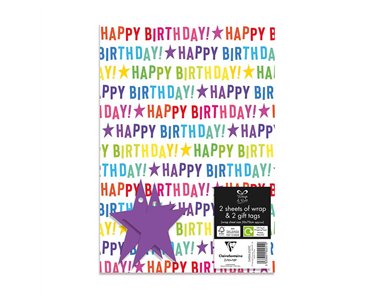 BIRTHDAY 2 SHEETS 2 TAGS