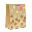 GOLD SPOTS MEDIUM GIFT BAG 12S