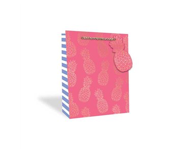 PINEAPPLE MEDIUM GIFT BAG 12S