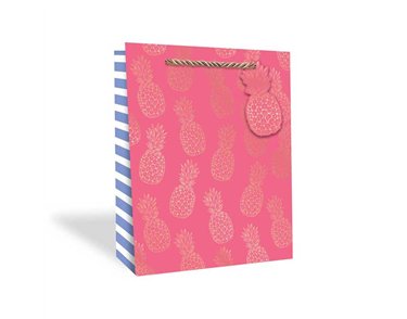 PINEAPPLE LARGE GIFT BAG 12S