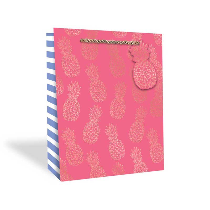 PINEAPPLE LARGE GIFT BAG 12S