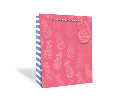 PINEAPPLE LARGE GIFT BAG 12S