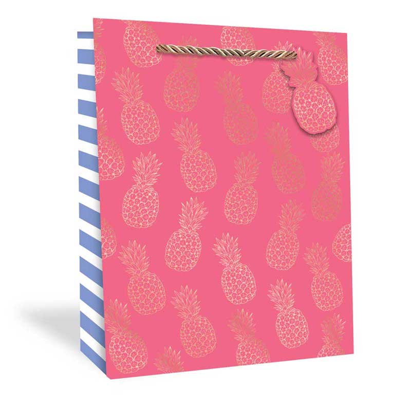 PINEAPPLE XLG GIFT BAG 12S