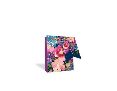 FLORAL SMALL GIFT BAG 12S